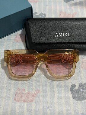 AMIRI Jumbo MA Square Sunglasses